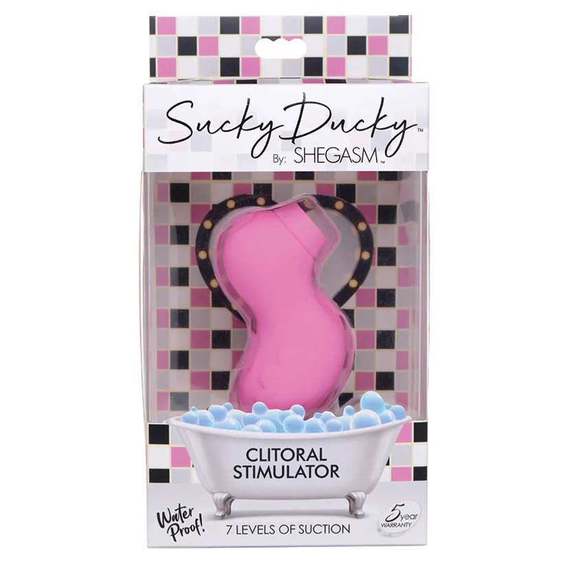Shegasm Sucky Ducky 7x Clitoral Stimulator Pink