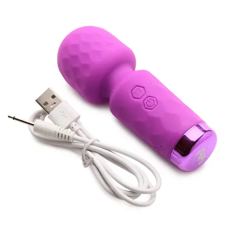 BANG! 10X Mini Silicone Wand in Purple