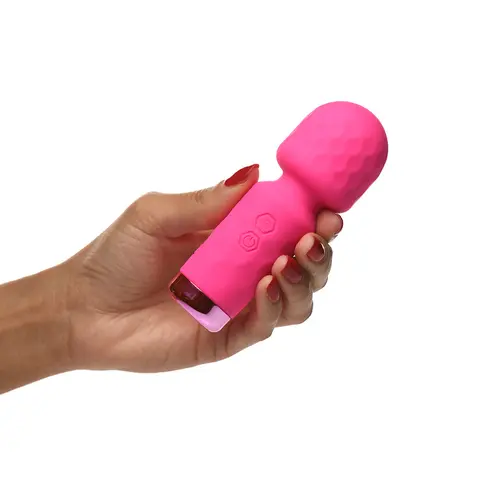 BANG! 10X Mini Silicone Wand in Pink