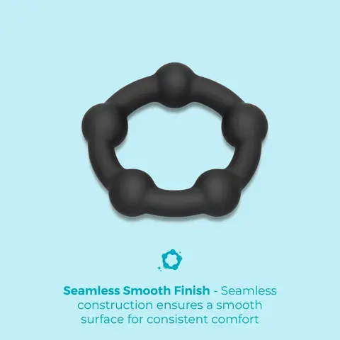 b-Vibe Snug Ring Orbit Nubby Snug Fit Silicone C-Ring