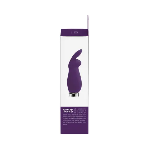 VeDO Crazzy Bunny Rechargeable Mini Vibe - Deep Purple