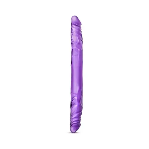 B Yours 14 in. Double Dildo in Purple