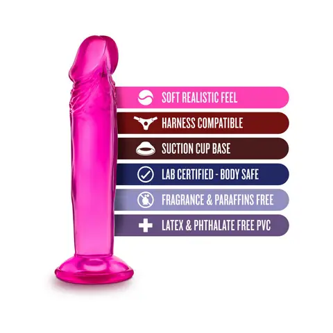 B Yours Sweet n' Small 6 in. Dildo in Pink