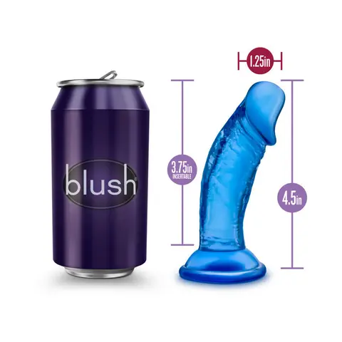 B Yours Sweet n' Small 4 in. Dildo in Blue