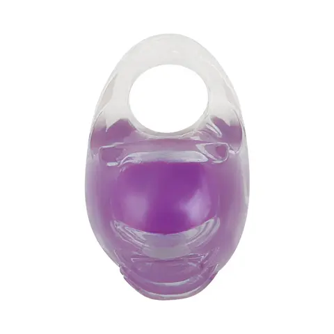 Evolved Ring True 3-Piece Vibrating Ring Set Clear/Purple