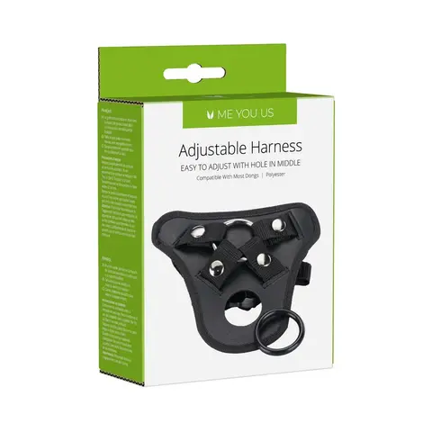 Me You Us Adjustable Harness in Black