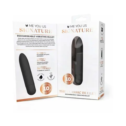 Me You Us Signature The Classic Bullet in Black
