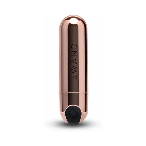 Le Wand Essentials Mini Rechargeable Rose Gold Bullet Vibrator
