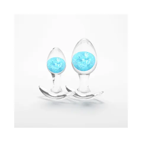 Cosmic Glams 2-Piece Plug Kit in Blue