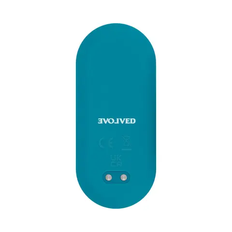 Evolved The Active Egg Remote Tapping Vibrating Textured Egg Teal