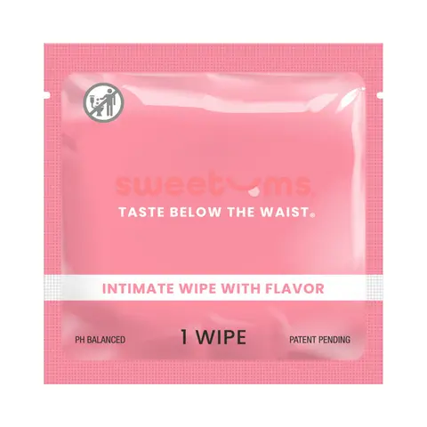 Sweetums Intimate Wipes Cherry Individual