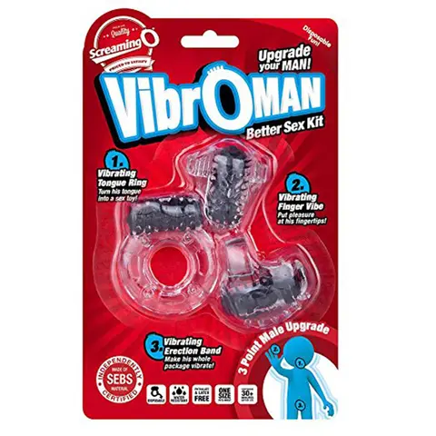 Screaming O VibrOMan in Black
