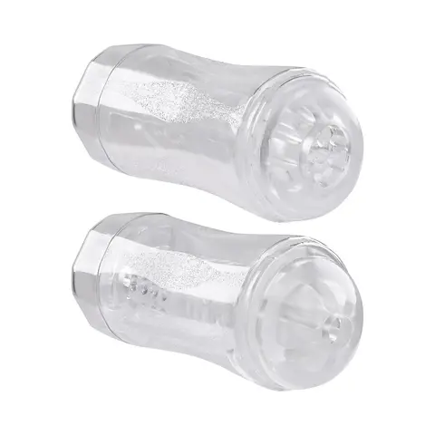 Gender X Double Fantasy Dual Entry Stroker Clear