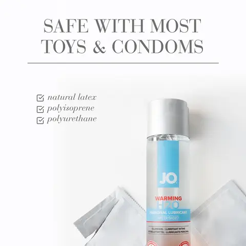 JO H2O Warming Water-Based Lubricant 4 oz.