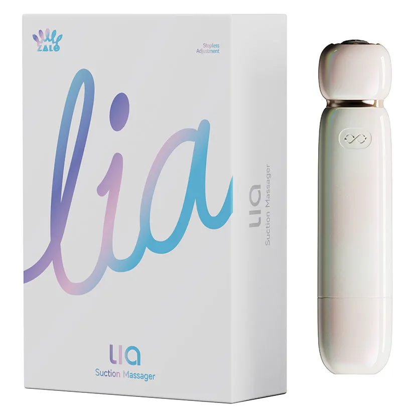 Zalo Lia Suction Massager Floral White