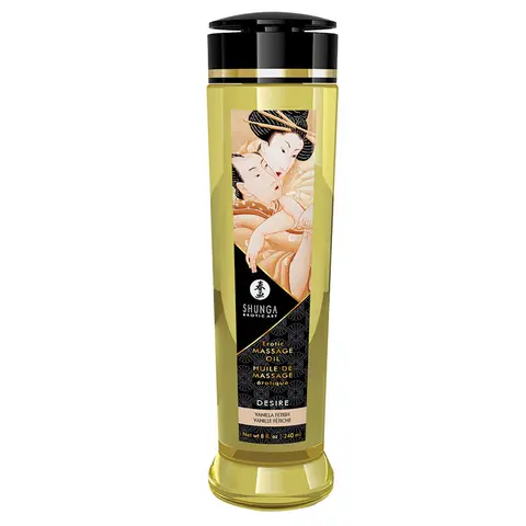 Shunga Erotic Massage Oil Desire Vanilla 8 oz.