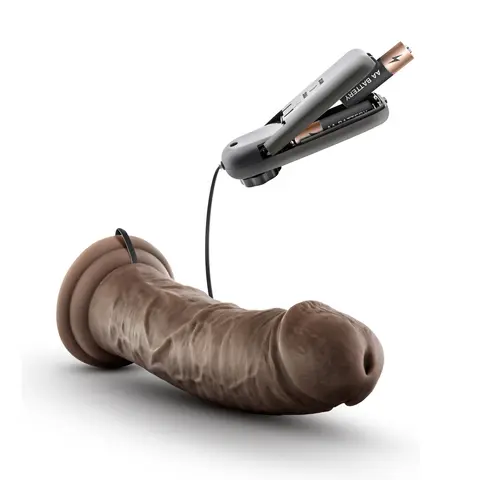 Dr. Skin Dr. Joe Realistic 8 in. Vibrating Dildo in Brown