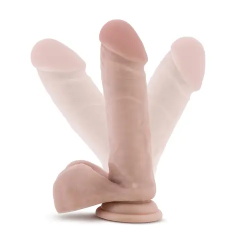 Dr. Skin Dr. William 8 in. Dildo with Balls in Beige