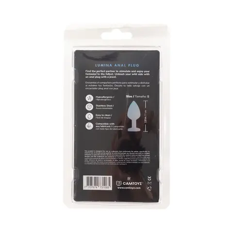 Camtoyz Onix Lumina Anal Plug Iridescent