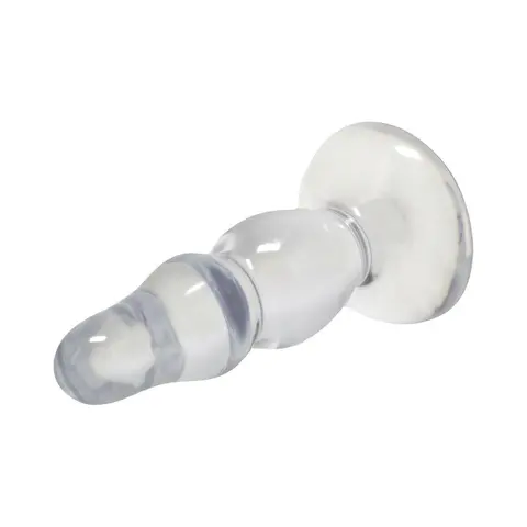 Crystal Jellies Novice Pop Plug 4 in. in Clear