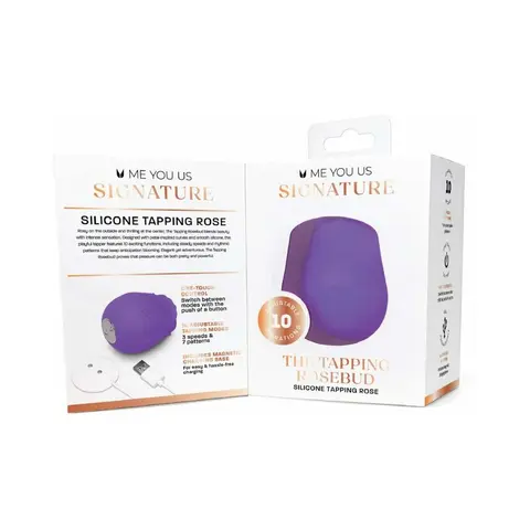 Me You Us Signature The Tapping Rosebud in Purple