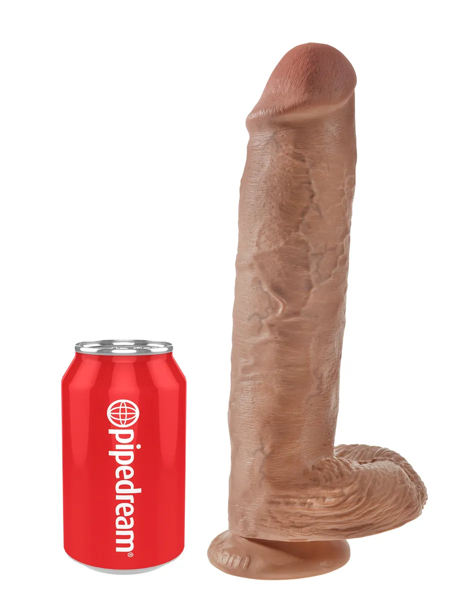 King Cock 11" Cock with Balls