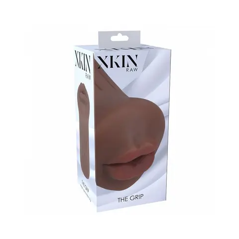 Xkin Raw The Grip Stroker in Brown