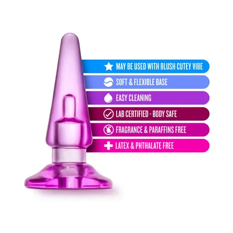 B Yours Basic Anal Plug in Pink
