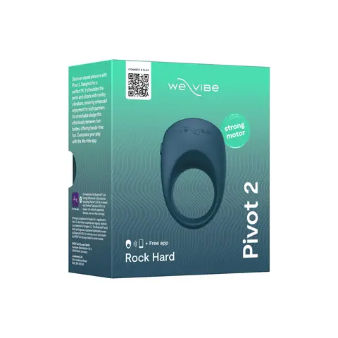 We-Vibe Pivot 2 Vibrating Couples Ring Slate