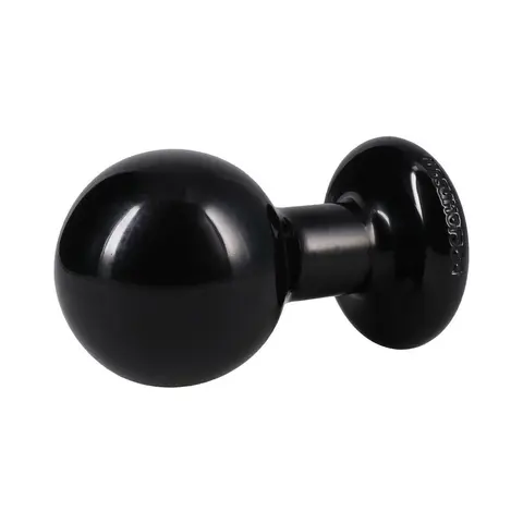 The Classic Round Butt Plug Black Medium