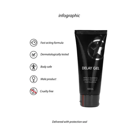 Shots Delay Gel 3 oz.
