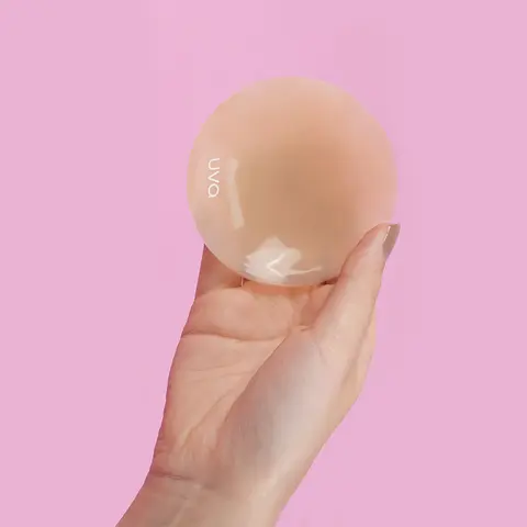 UVA Caramel Non-Adhesive Round Nipple Covers