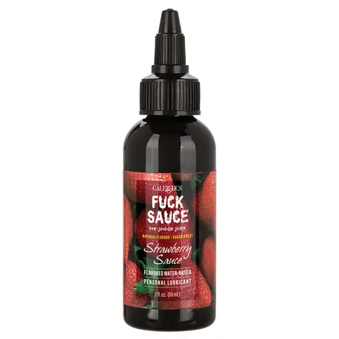 Fuck Sauce Water-Based Lubricant Strawberry 2 oz.