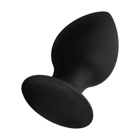 Forto F-98 Cone Silicone Anal Plug Large in Black