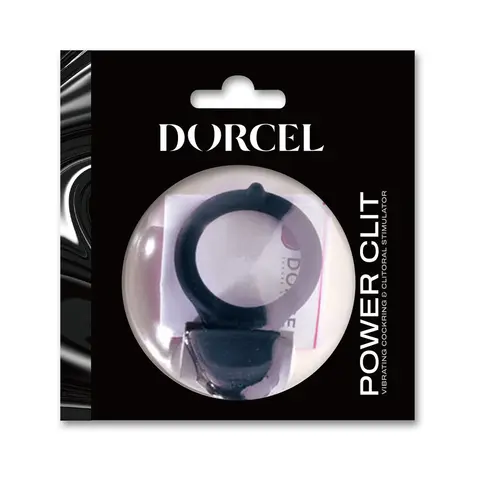 Dorcel Power Clit + Vibrating Cockring in Black