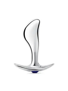 2.5 inch stainless steel bling prostate massager plug