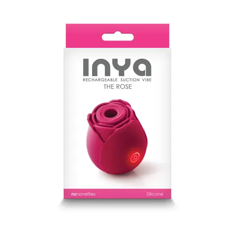 INYA The Rose Rechargeable Suction Vibe in Red