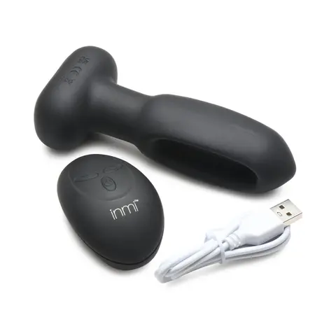 Flickers Bum Flick Flicking & Vibrating Silicone Butt Plug with Remote