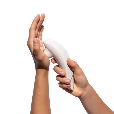 Womanizer Premium 2 Rechargeable Silicone Luxurious Pleasure Air Clitoral Stimulator in Gray