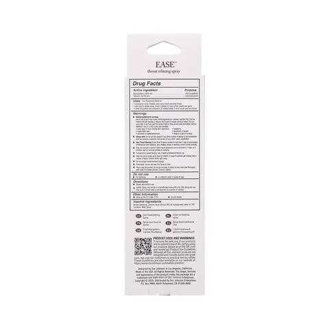 Intimate Enhancements Ease Throat Relaxing Spray Double Chocolate 2 oz.