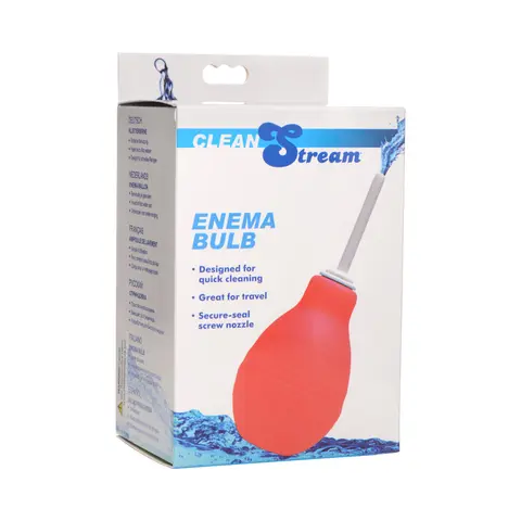 CleanStream Enema Bulb in Red