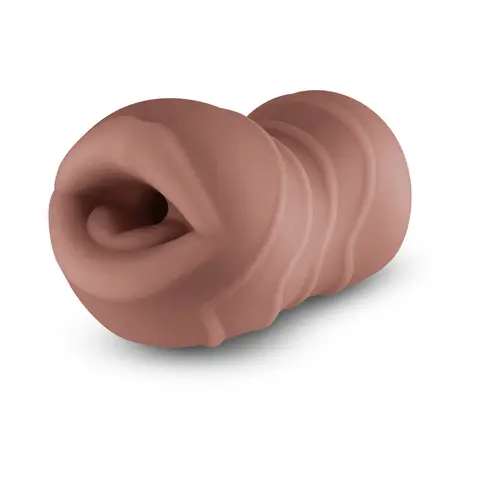 Pocket Pals Mouth Stroker in Brown