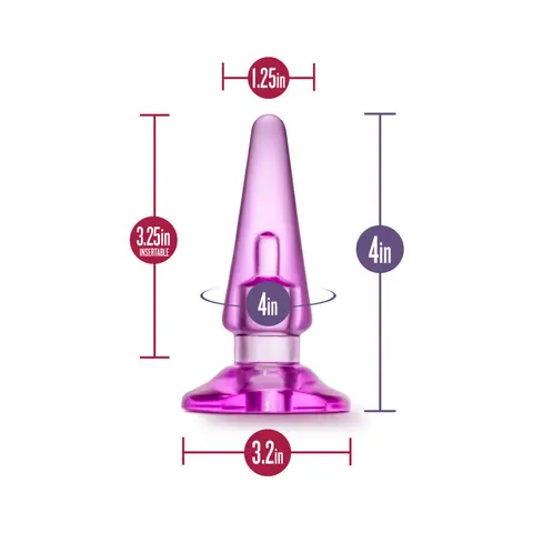 B Yours Basic Anal Plug in Pink