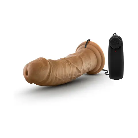 Dr. Skin Dr. Joe Realistic 8 in. Vibrating Dildo in Tan