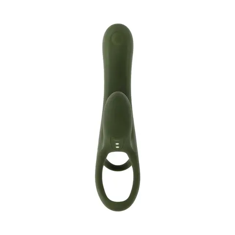 Zero Tolerance Strap Tap & Go Rechargeable Vibrating Girth Enhancer Silicone Green