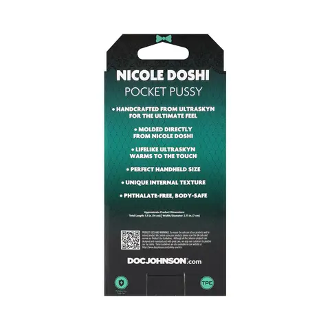 Signature Strokers Nicole Doshi ULTRASKYN Pocket Pussy Vanilla
