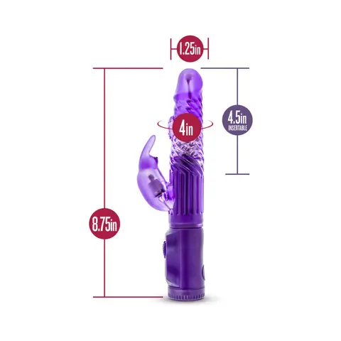 B Yours Beginner's Bunny Rabbit Vibrator in Purple