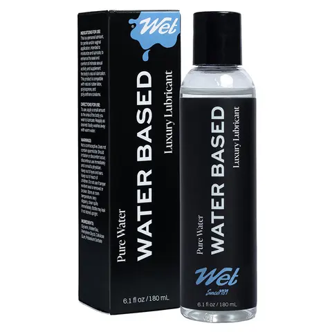 Wet Waterbased Lubricant 6.1 oz.