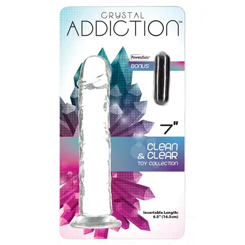 Crystal Addiction Straight Dong 7 in.