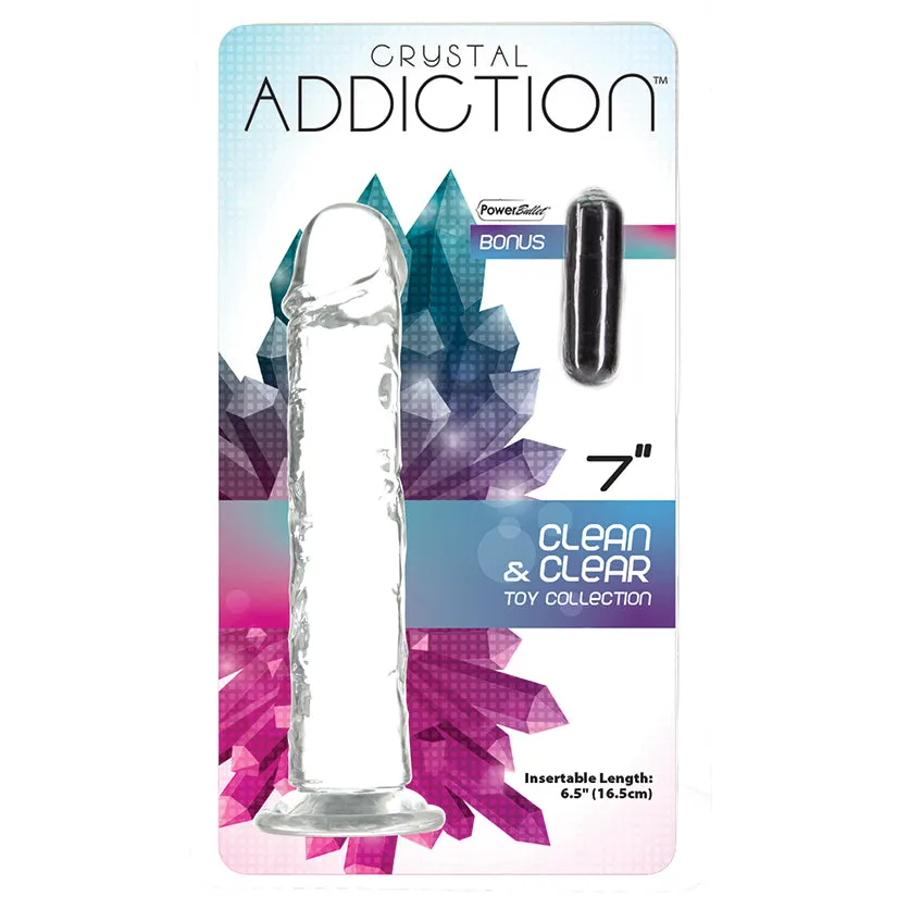 Crystal Addiction Straight Dong 7 in.